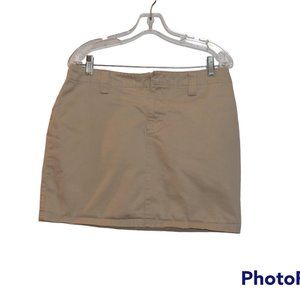 Old Navy Denim Mini Skirt Beige Cotton 10